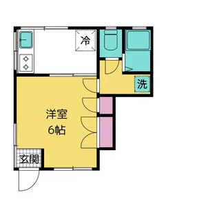 なかむら荘【1階】の間取り