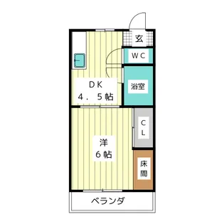 富が丘ハイツ【2階】の間取り