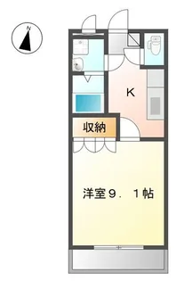 レジデンス弐番館【1階】の間取り