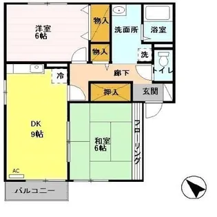 スカイハウス【2階】の間取り