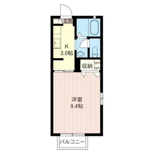 サンライズG【2階】の間取り