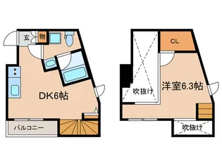 レピュア十条レジデンスの間取り