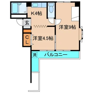 2Kの間取り画像