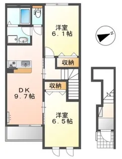 流星【2階】の間取り