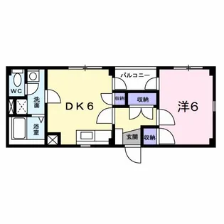 グリーンスクエアHIII【2階】の間取り