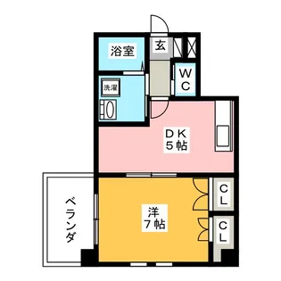 P・Born108【2階】の間取り