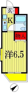 フェリス西千葉【1階】の間取り