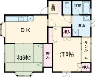 ライフビューみづきC棟【1階】の間取り