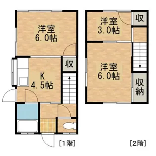 広島県安芸郡海田町畝1【一戸建】の間取り