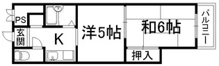 ラセットアベニュー【6階】の間取り
