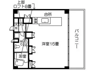 e‐terrace【8階】の間取り