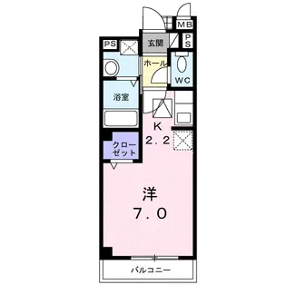 アリエーテII【1階】の間取り