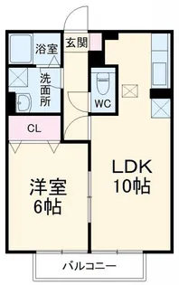 ブルーメンベート【2階】の間取り