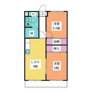 ヴォーグ21【4階】の間取り