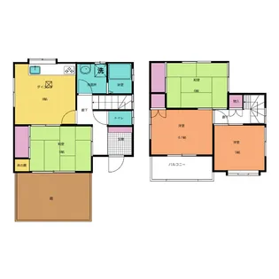 愛知県清須市阿原宮東【一戸建】の間取り
