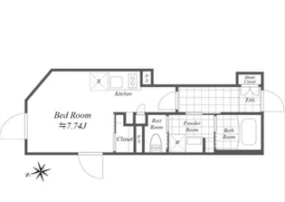 Reve Residence白金台 レーヴ レジデンスシロカネダイ【3階】の間取り