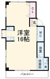 ハイツ今埜【2階】の間取り