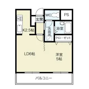 コーポ八幡行徳【2階】の間取り