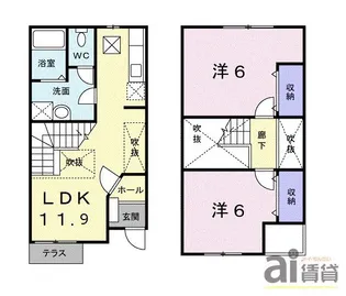 プリムヴェールの間取り