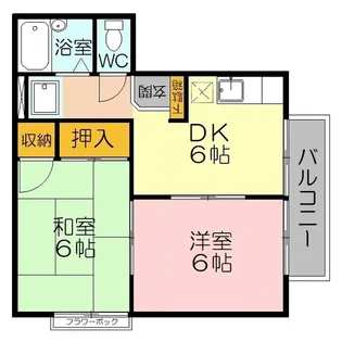 メゾンラメール【2階】の間取り