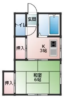 金山荘【2階】の間取り