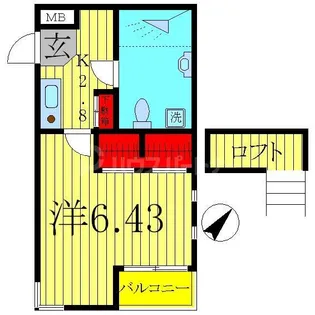フォルテ柏II【3階】の間取り