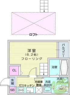 ディアコート長町【2階】の間取り