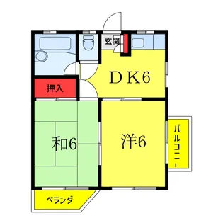 村上コーポ【3階】の間取り