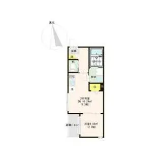 アストレア長町【1階】の間取り