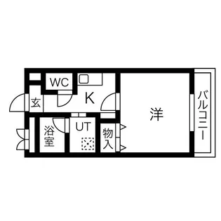 イリゼ【1階】の間取り