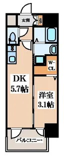 大阪府八尾市光町1【マンション】の間取り