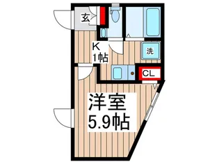 フロマージュブラン清瀬【3階】の間取り