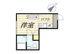 ベイルーム和田町【2階】の間取り