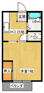 ベルアーブルIII【2階】の間取り