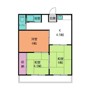 タウニー岡田【2階】の間取り