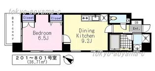 本芝ビル【6階】の間取り