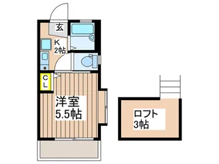 G・Aヒルズ港南中央【2階】の間取り