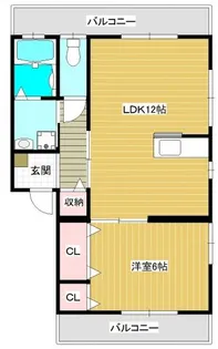 アガトン166【2階】の間取り