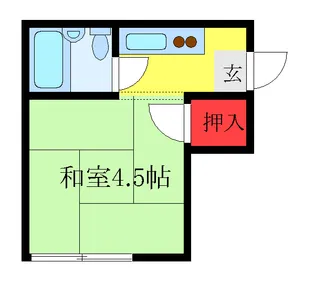 筑波ハイツ【3階】の間取り