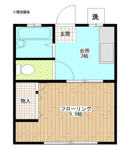 シティハイム菊名【1階】の間取り