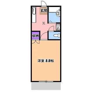 大谷ハイツ【1階】の間取り