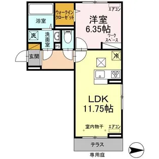千葉県茂原市高師【マンション】の間取り