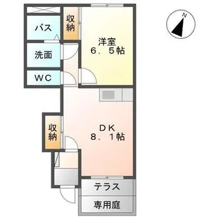 メゾネット・タンポポ【1階】の間取り