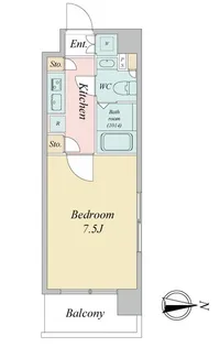 東京都江東区平野3【マンション】の間取り