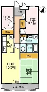 埼玉県さいたま市北区本郷町【マンション】の間取り