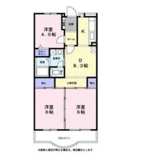 クレセールK【3階】の間取り