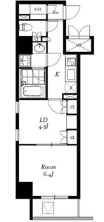 東京都千代田区岩本町2【マンション】の間取り