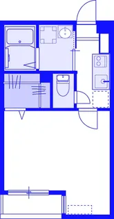 埼玉県さいたま市中央区上落合6【アパート】の間取り