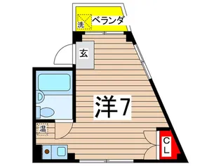 ヴァンティアン金山【4階】の間取り
