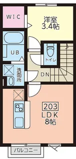 CasaTera【2階】の間取り